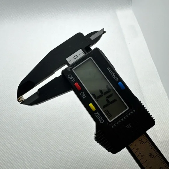 14k Yellow Gold Diamond Solitaire Pendant Round 4 Prong, 0.15 TCW, 0.24g - Picture 15 of 15